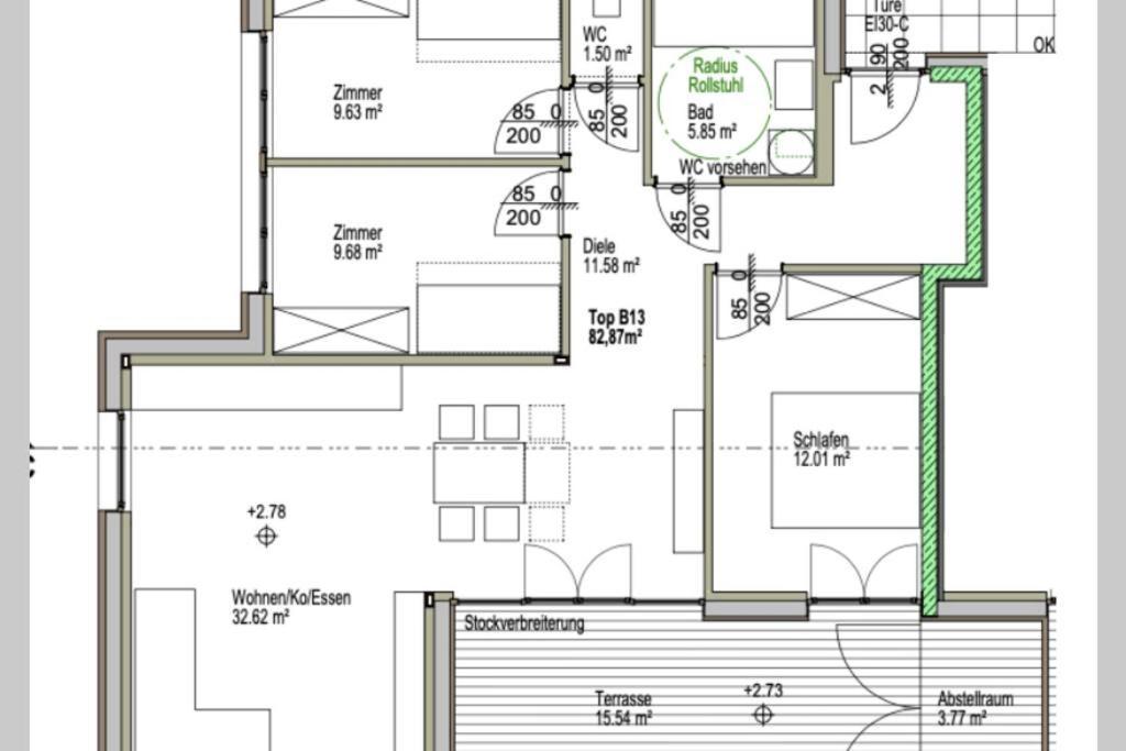 Terrassenwohnung In Praemierter Wohnanlage Klaus  Exterior foto